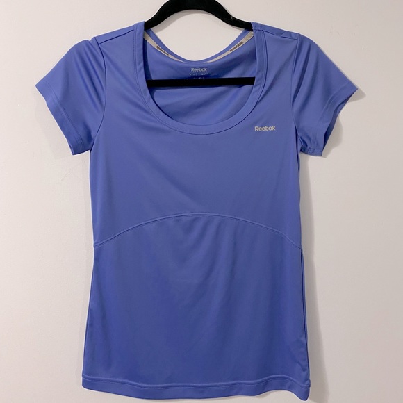 Reebok Women’s Blue Workout T-Shirt SMALL - Picture 5 of 5